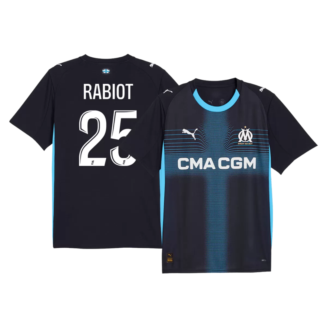 RABIOT #25 Olympique Marseille Away Jersey 2025/26