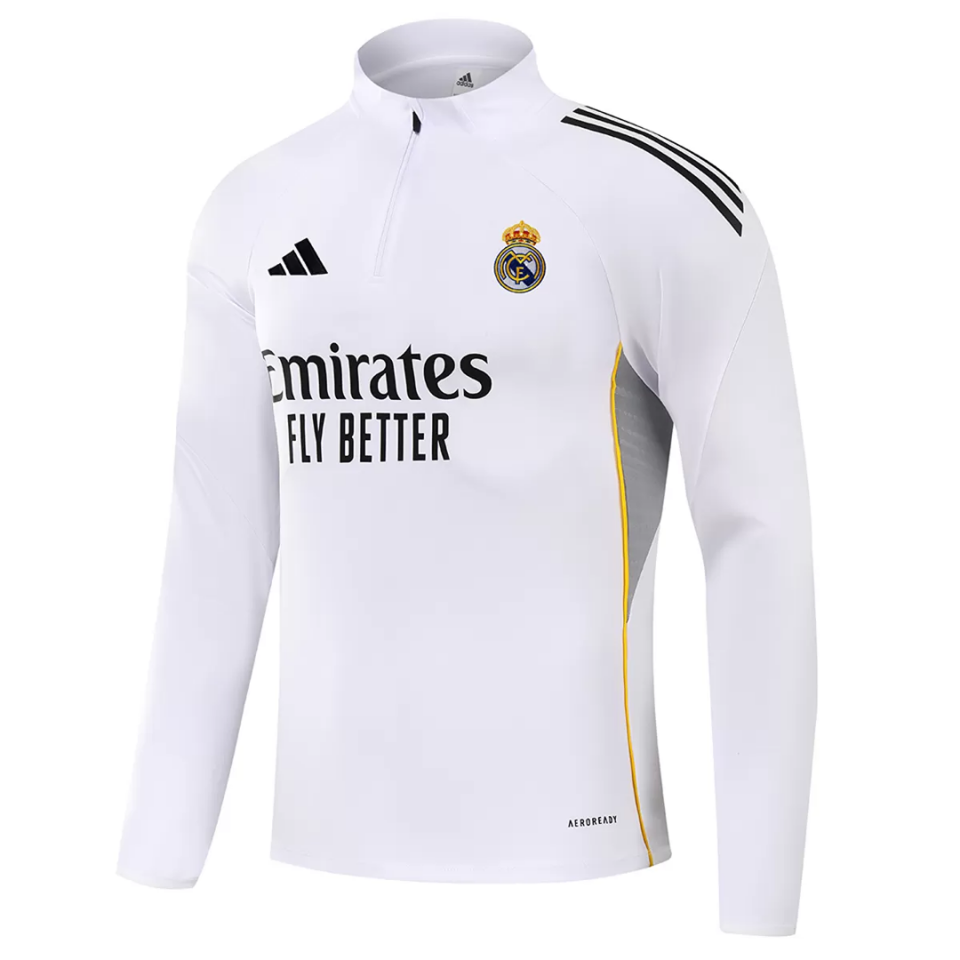 Real Madrid 1/4 Zipper Sweat Kit(Top+Pants) 2025/26