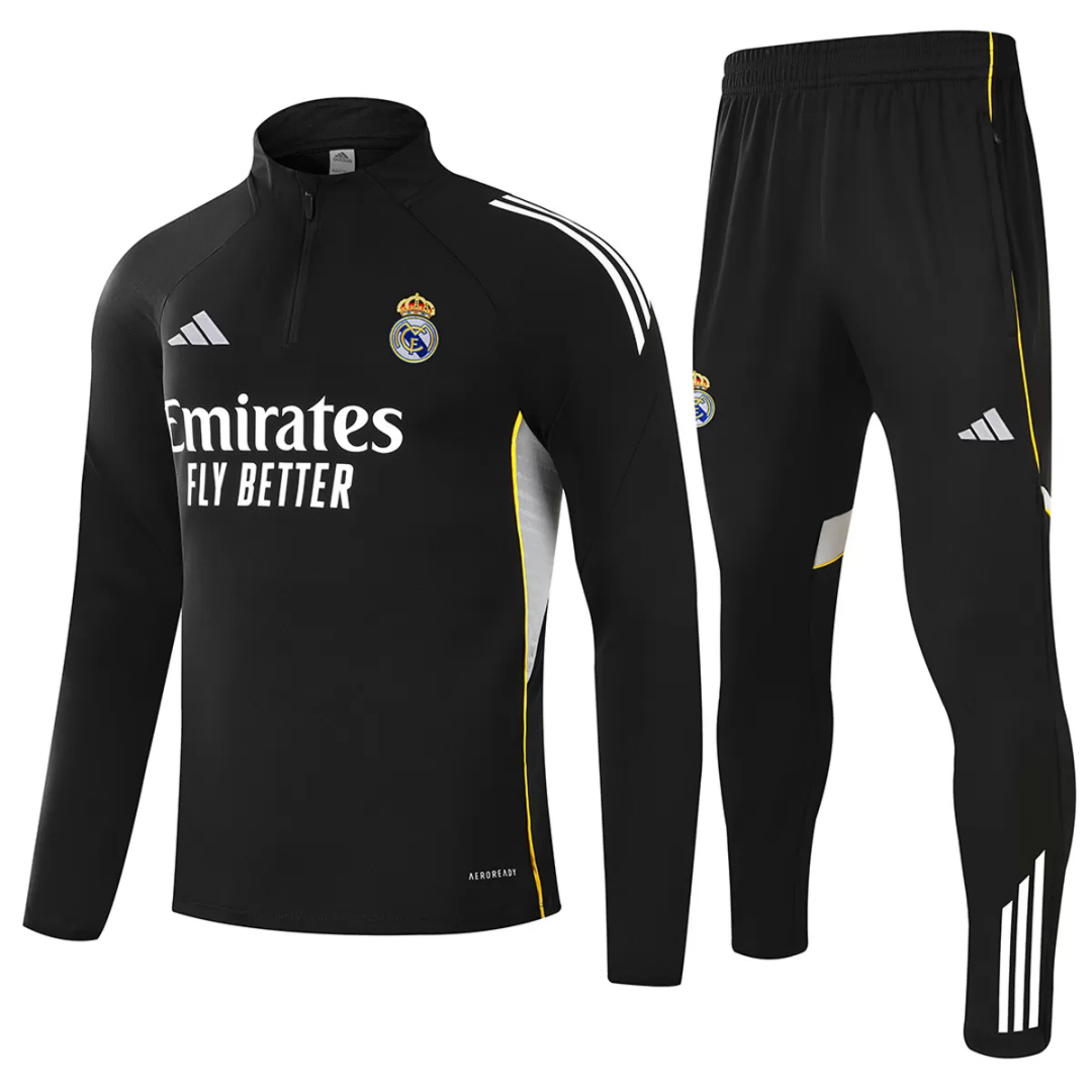 Real Madrid 1/4 Zipper Sweat Kit(Top+Pants) 2025/26