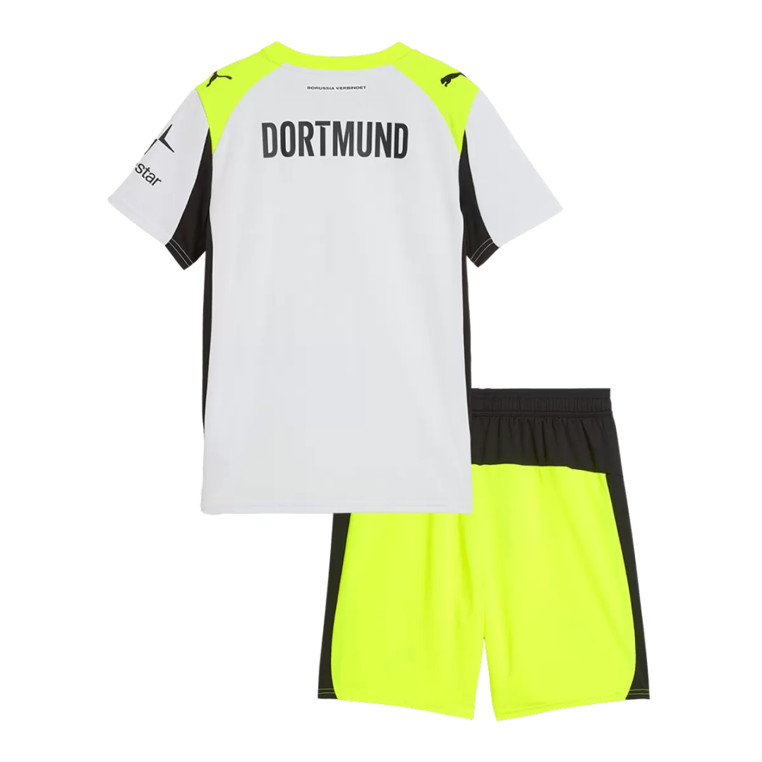 Kid's Borussia Dortmund Away Kit 2025/26