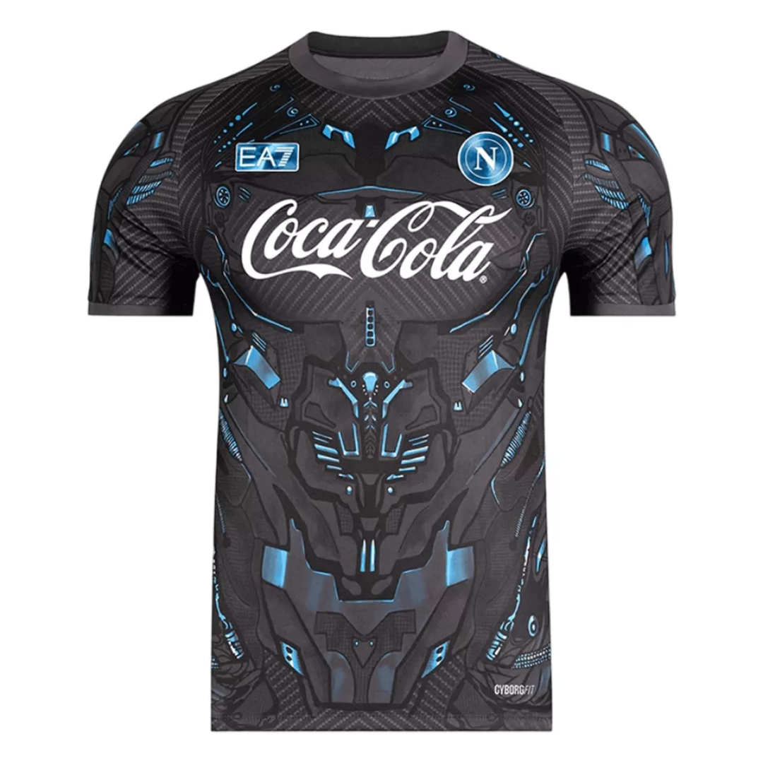 SSC Napoli EA7 Black Pre-Match Jersey 2025/26
