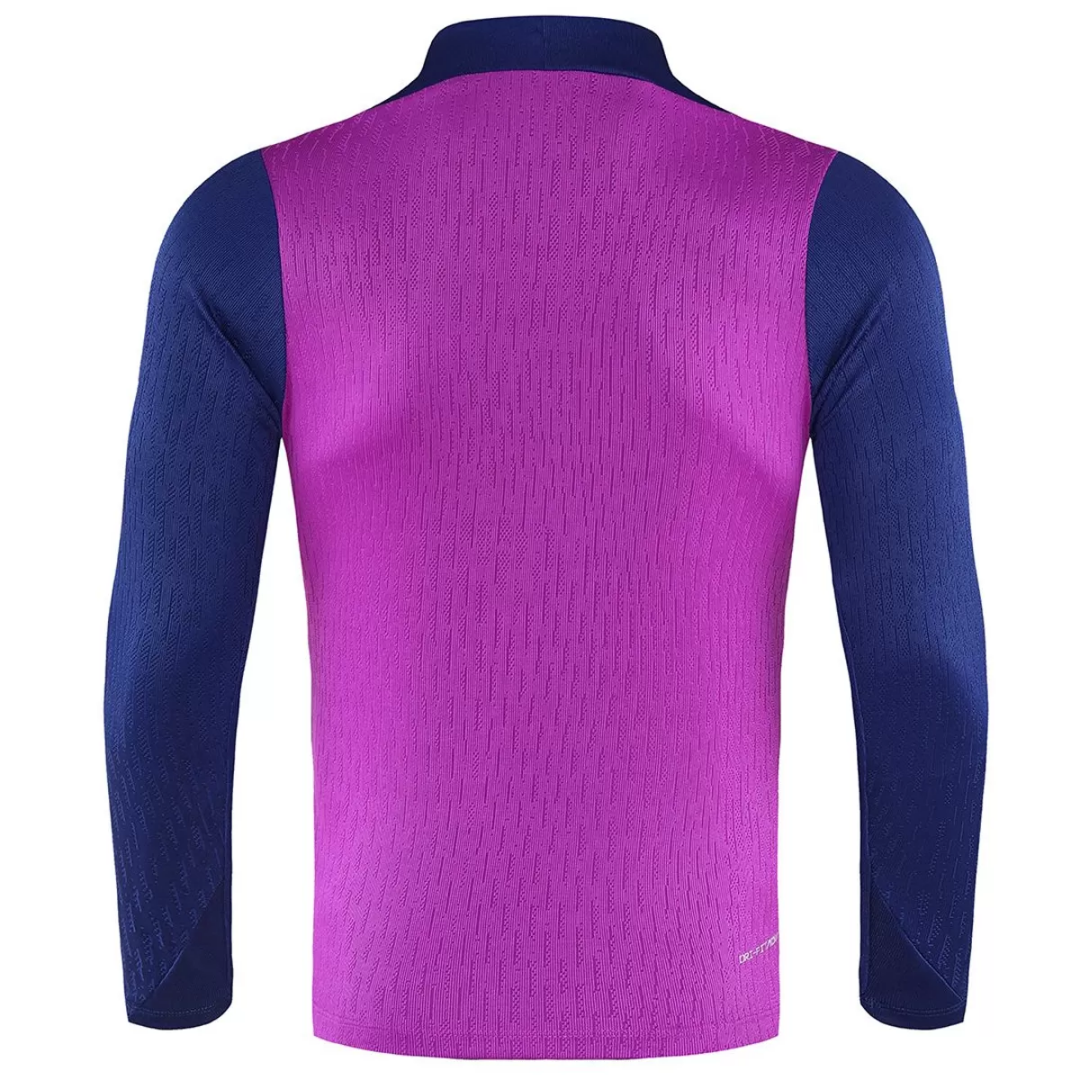 Kid's Barcelona 1/4 Zipper Sweat Kit(Top+Pants) Purple 2025/26