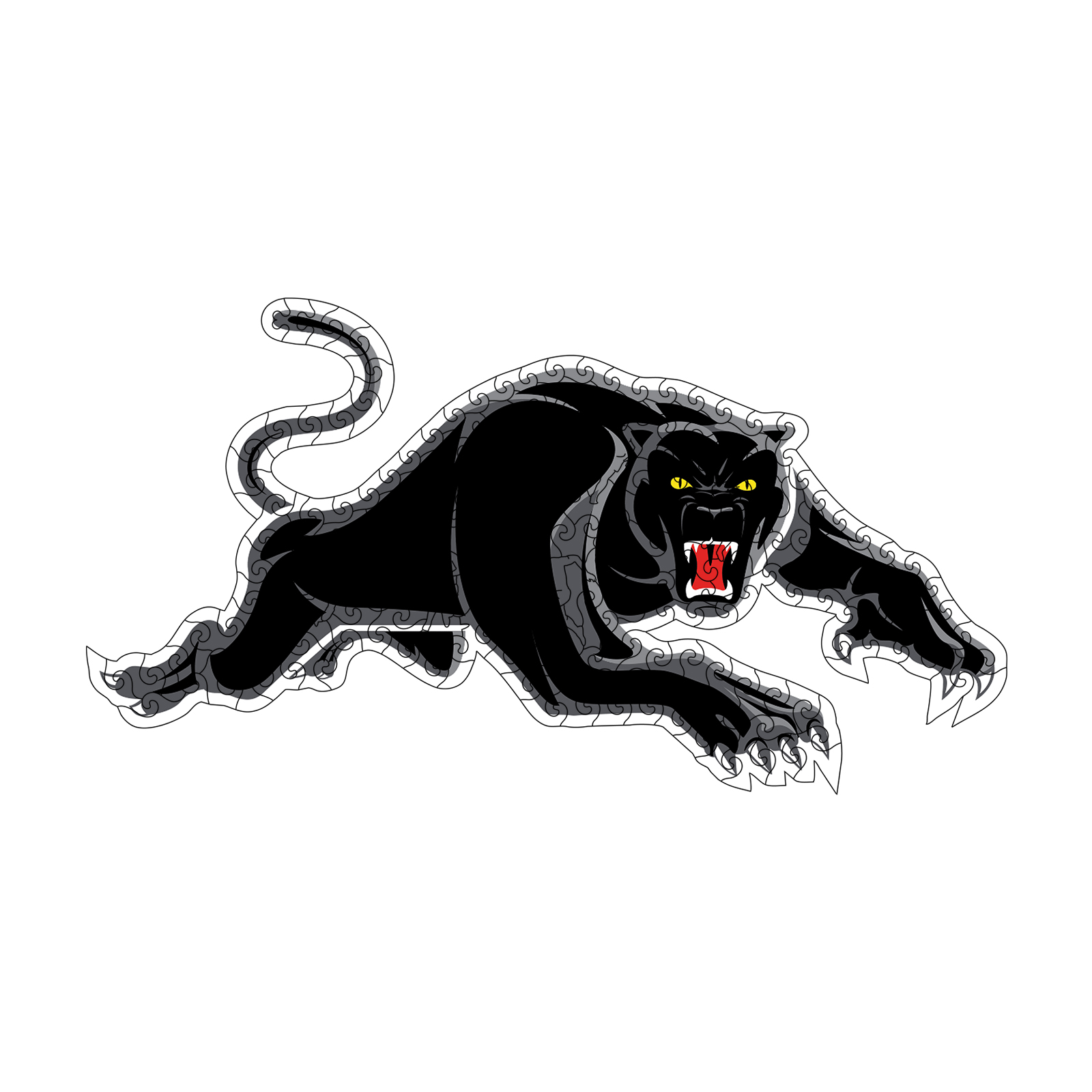 Penrith Panthers Logo Wooden Puzzle