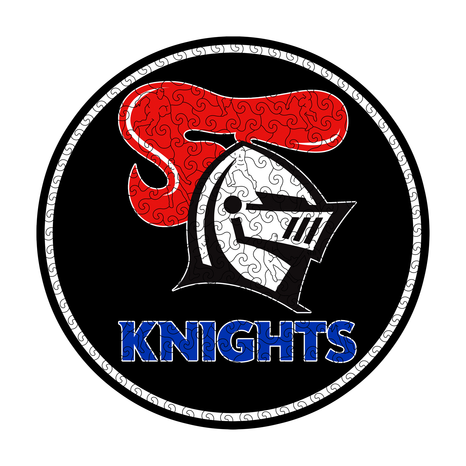 Newcastle Knights Logo Wooden Puzzle