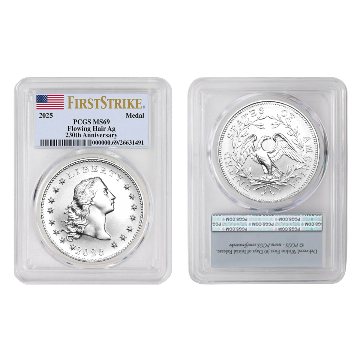 1 Oz 2025 Liberty Flowing Hair Dollar Silver – Silver • Limited Release • Limited-Time Factory Price