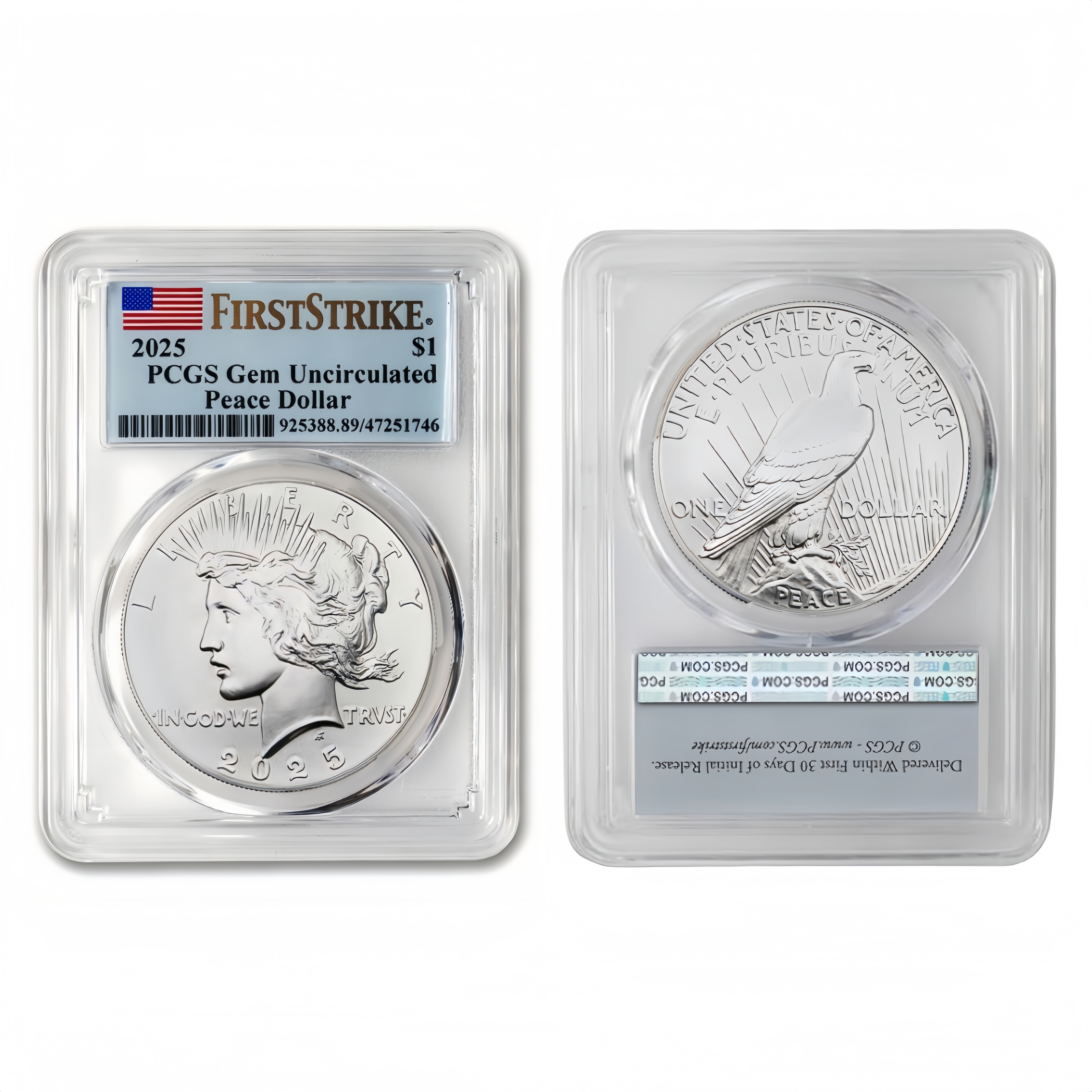 1 Oz 2025 Peace Silver Dollar – Silver • Limited Release • Limited-Time Factory Price