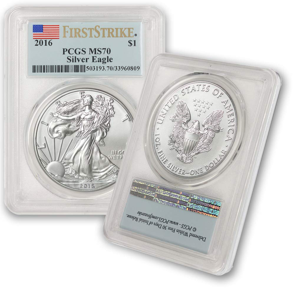 American Eagle 2016-2025 Silver Coin PCGS MS70 First Strikes w