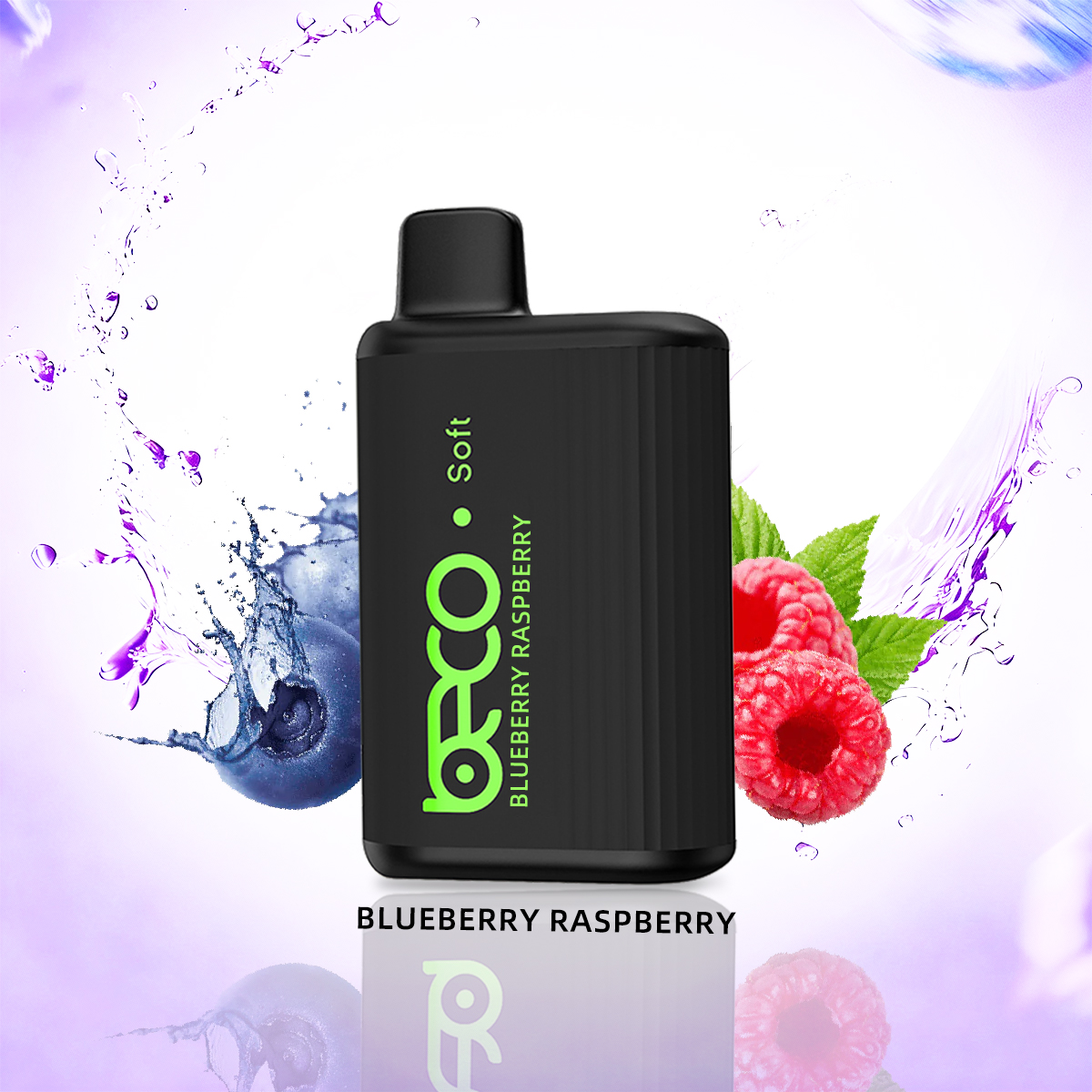 BECO Soft (20MG) 6000 - Puffs Disposable Vape (Non-Rechargeable) In UAE - Blueberry Raspberry