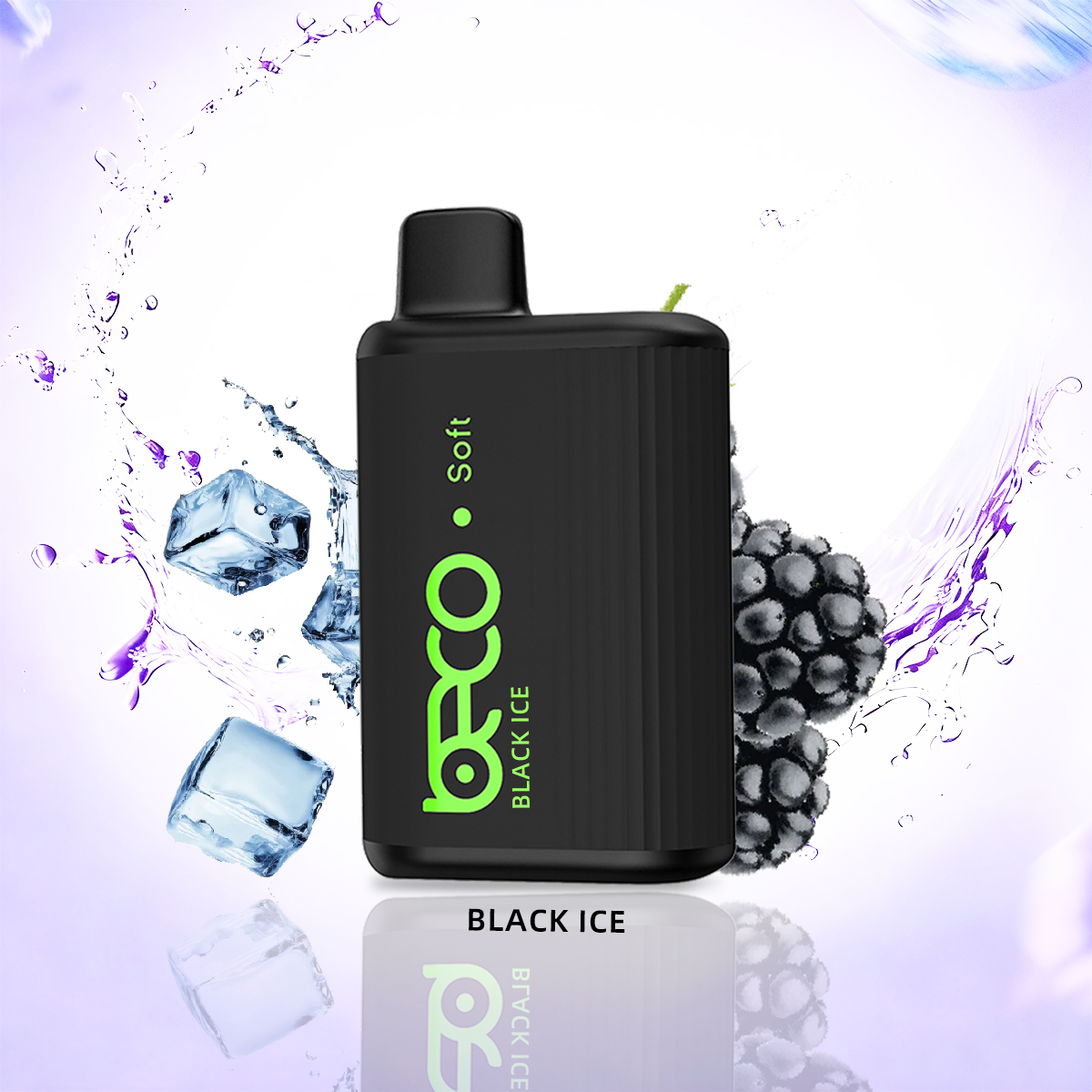 BECO Soft (20MG) 6000 - Puffs Disposable Vape (Non-Rechargeable) In UAE - Black Ice