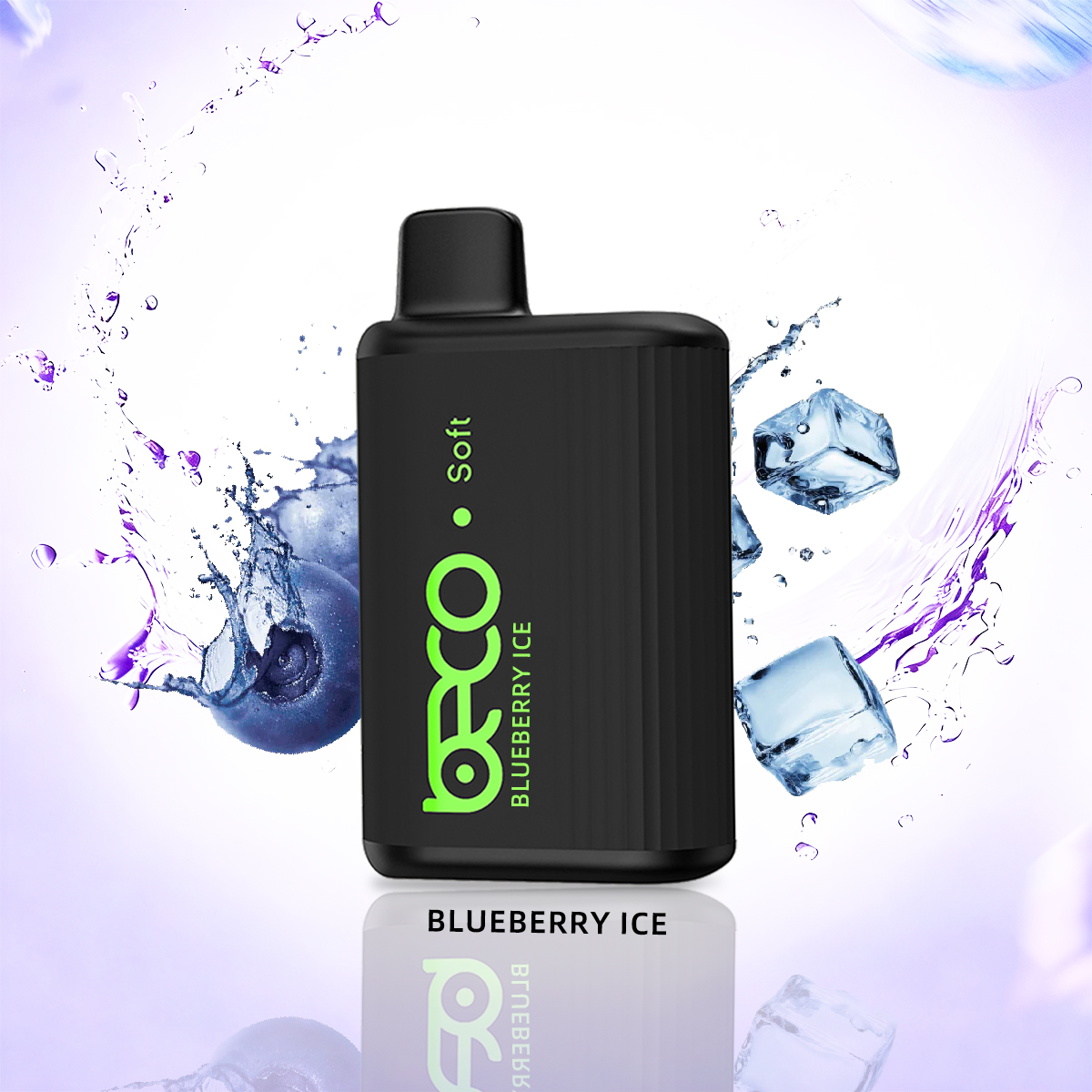 BECO Soft (20MG) 6000 - Puffs Disposable Vape (Non-Rechargeable) In UAE - Blueberry Ice