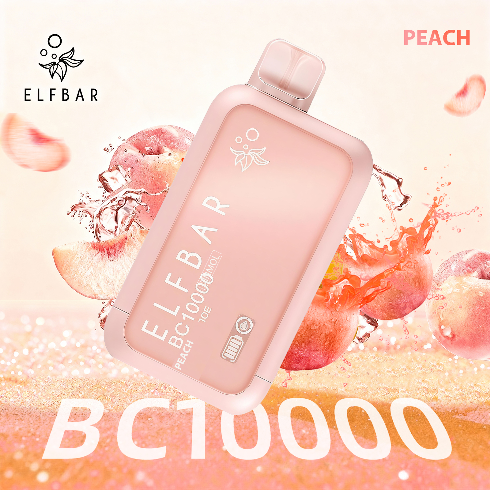 ELFBAR BC10000 Disposable Vape 2% Nic in UAE - Peach