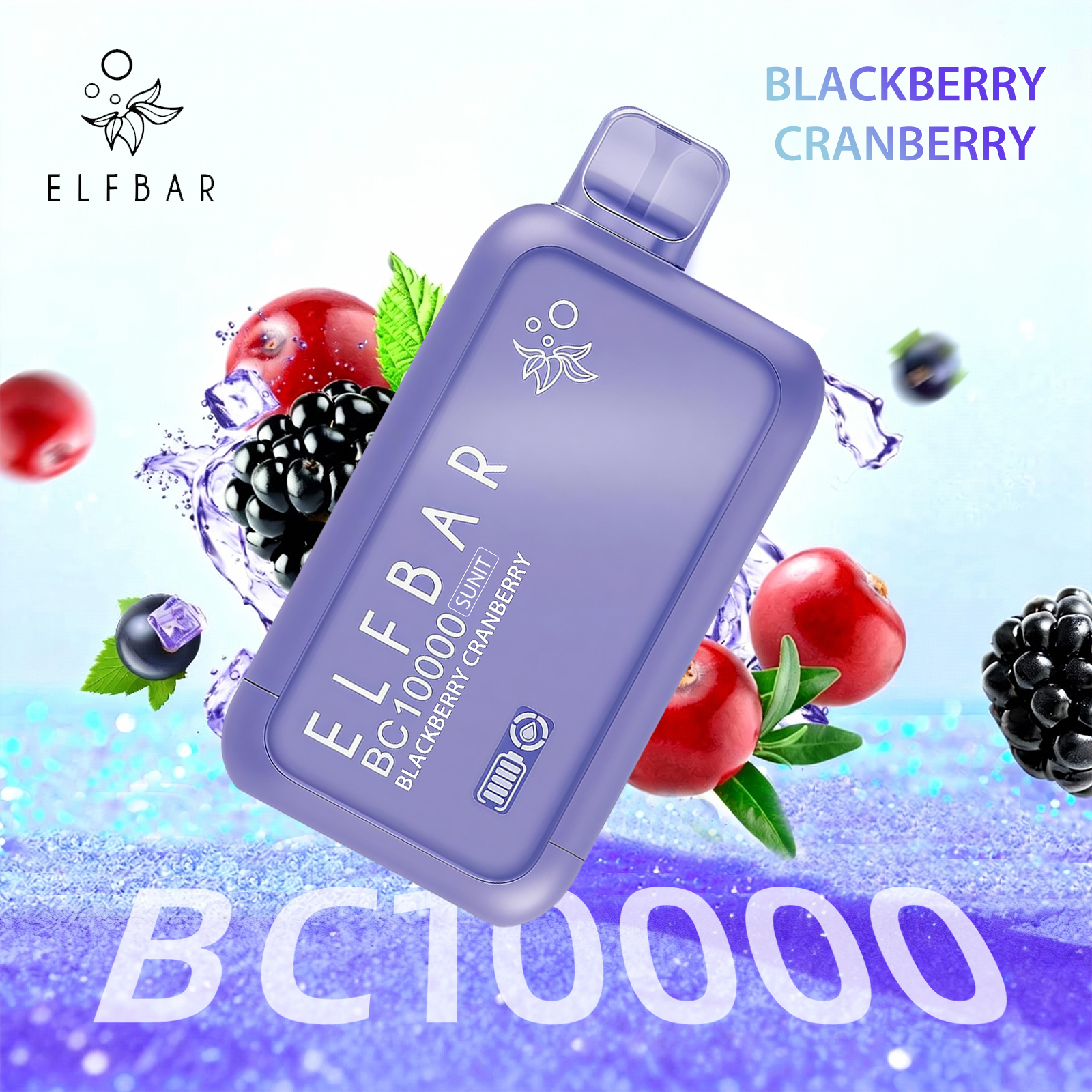 ELFBAR BC10000 Disposable Vape 2% Nic in UAE - Blackberry Cranberry