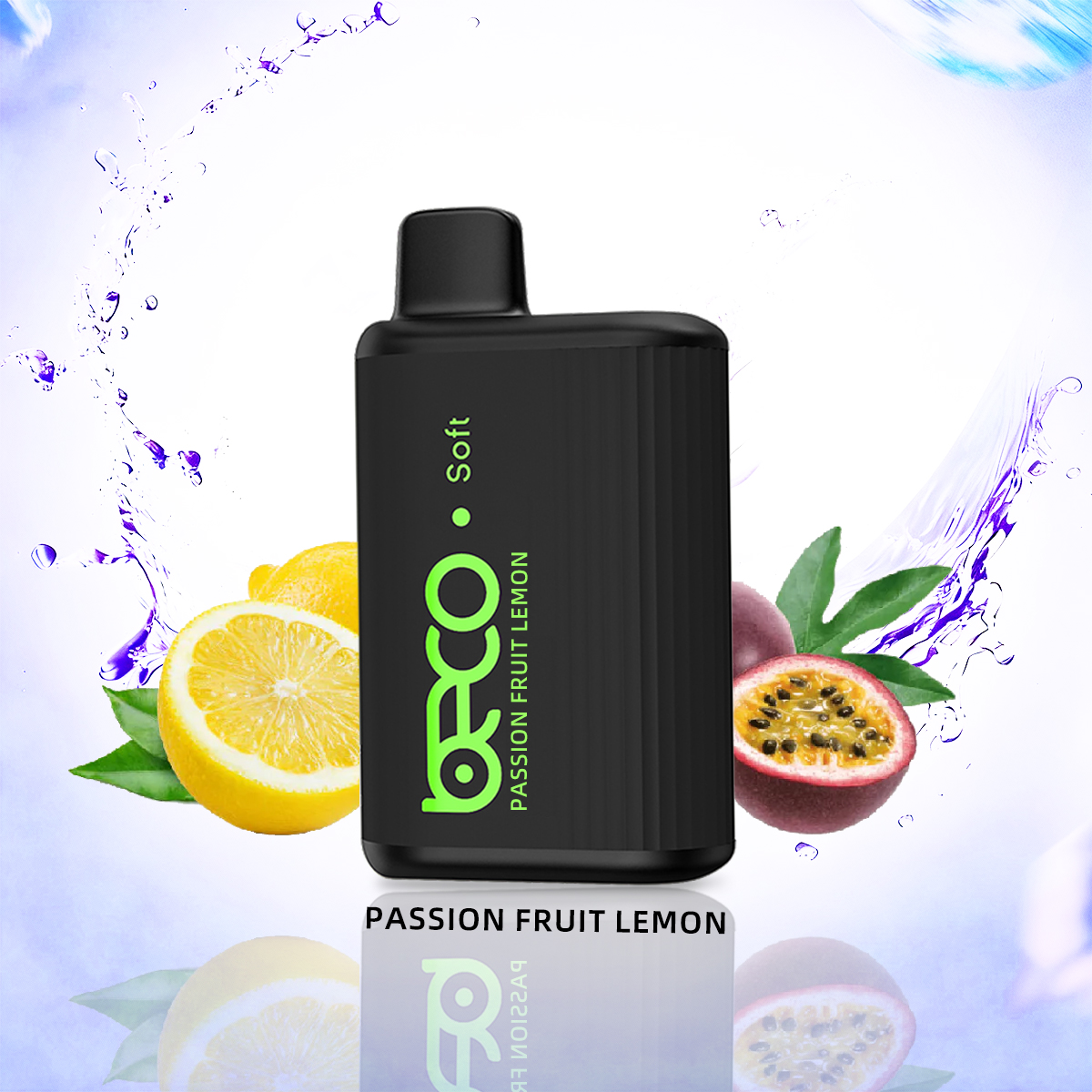 BECO Soft (20MG) 6000 - Puffs Disposable Vape (Non-Rechargeable) In UAE - Passion Fruit Lemon