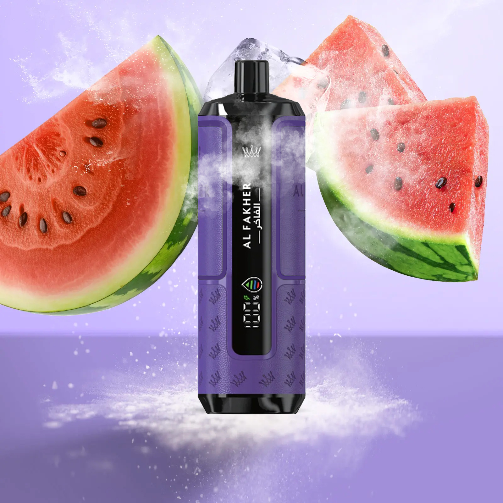 AL FARHER Crown Bar 15K Hypermax Disposable Vape in Dubai - Lush Ice