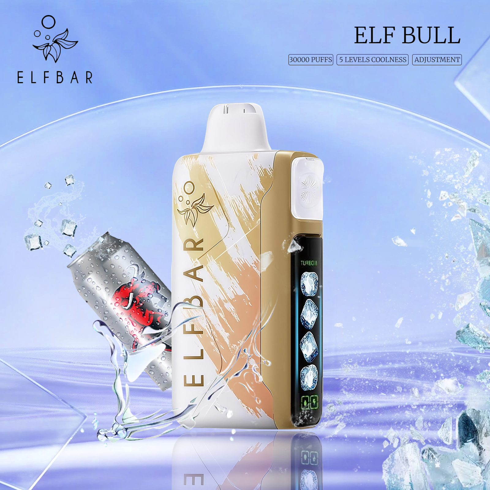 ELFBAR ICE KING 30000 Disposable Vape 5% Nic in UAE - Elf Bull