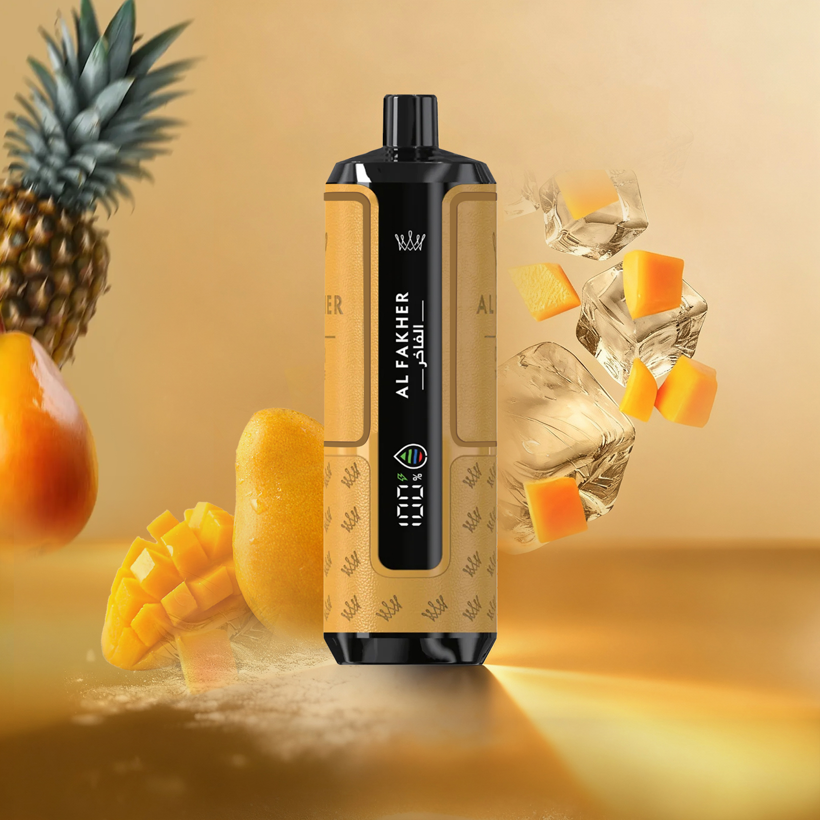 AL FARHER Crown Bar 15K Hypermax Disposable Vape in Dubai - Mango Pineapple