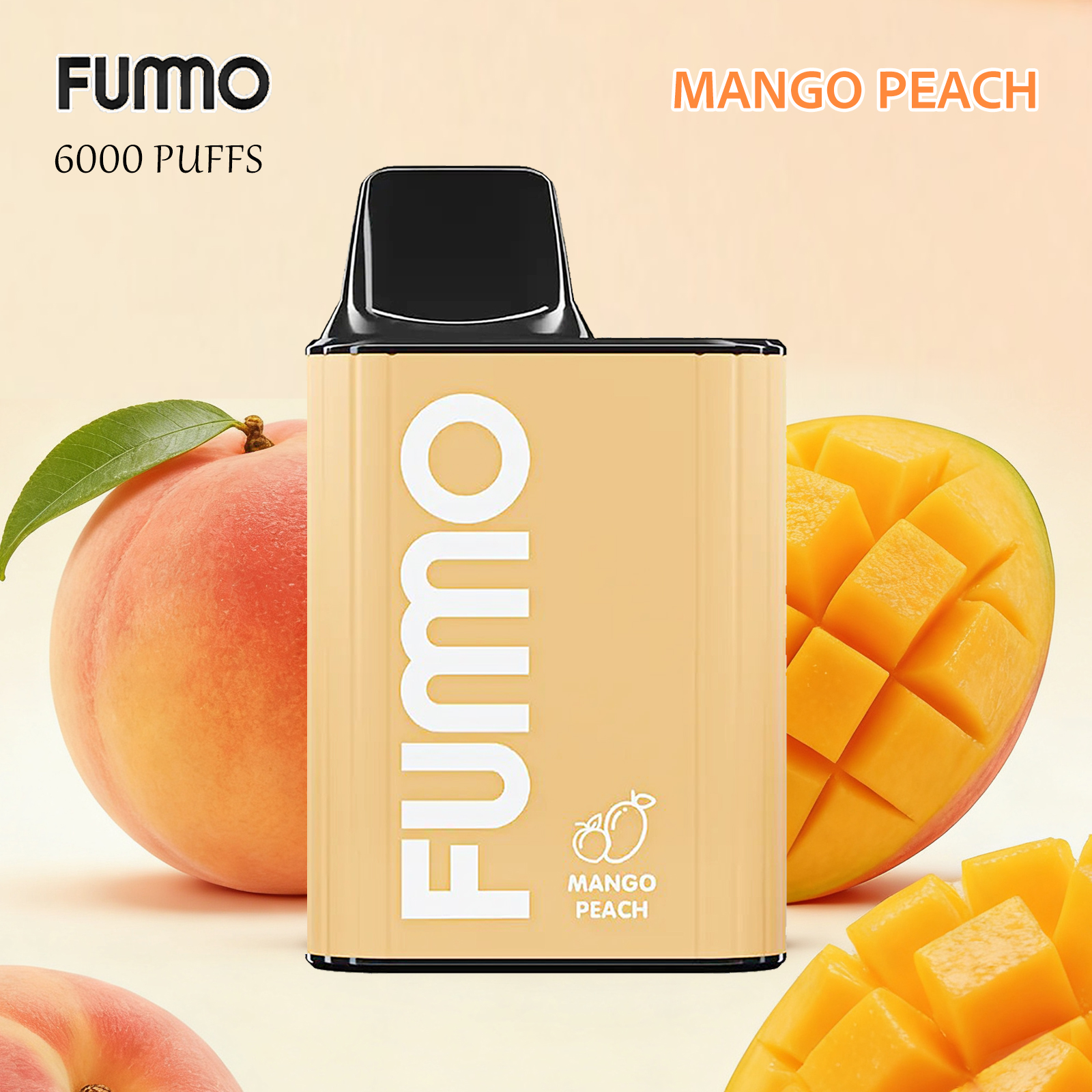 FUMO King6000 Disposable Vape 2% Nic in UAE-Mango Peach
