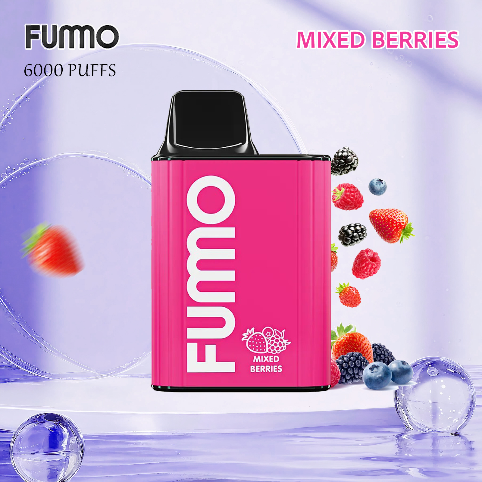 FUMO King6000 Disposable Vape 2% Nic in UAE- Mixed Berries