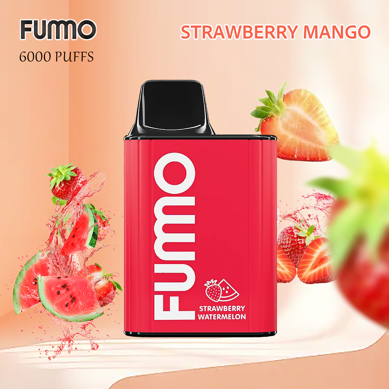FUMO King6000 Disposable Vape 2% Nic in UAE- Strawberry Watermelon