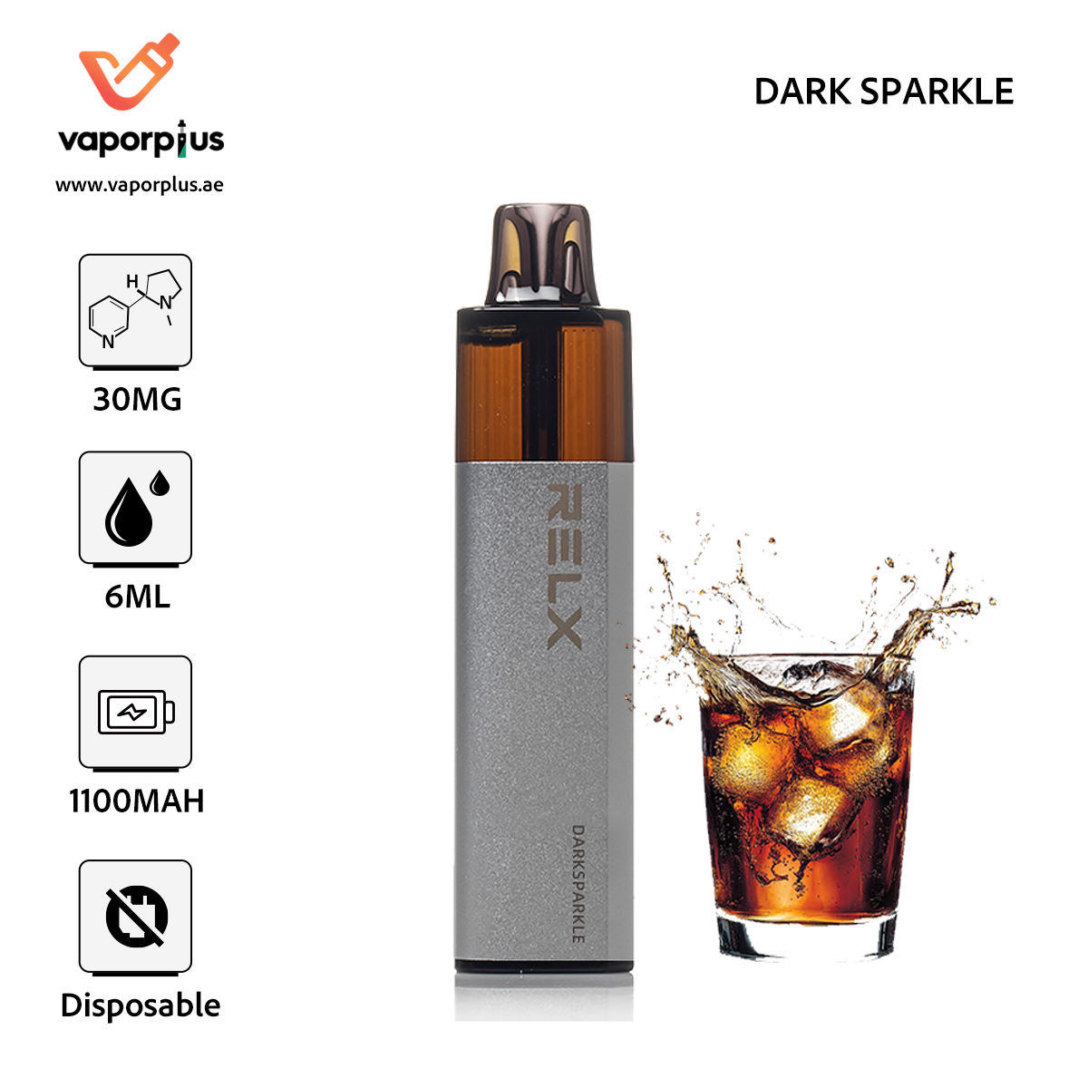 RELX GA4000 Disposable Vape 3% in UAE - Dark Sparkle