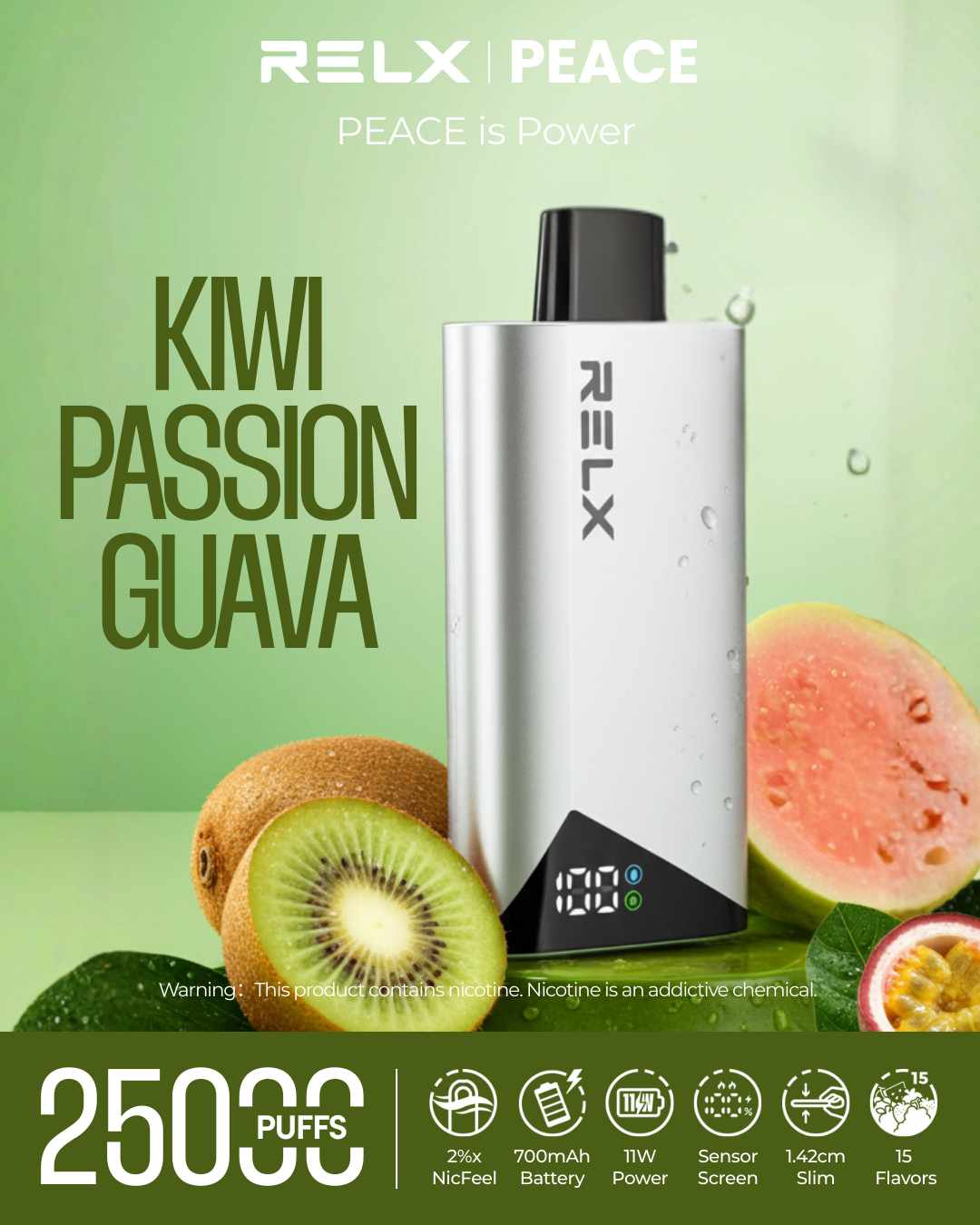 REXL PEACE25000 Disposable Vape 2% in UAE