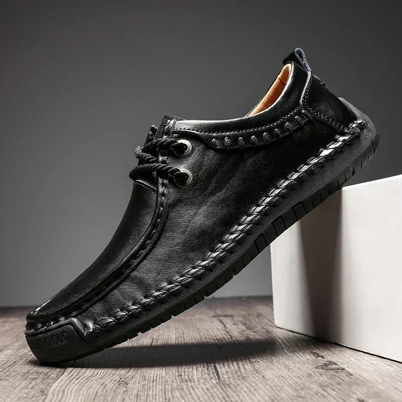 Braze Genuine Leather Loafers