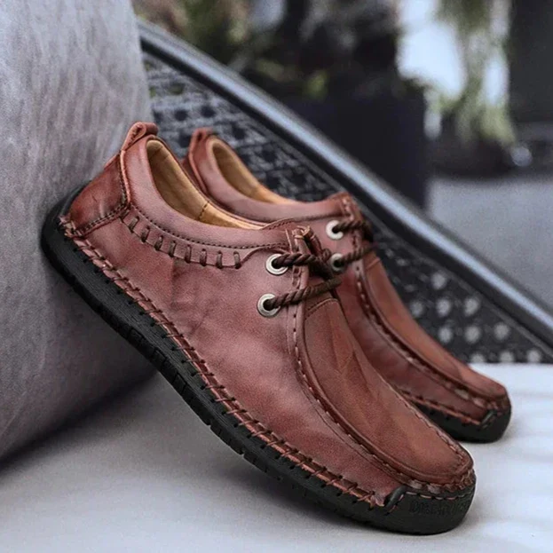 Braze Genuine Leather Loafers