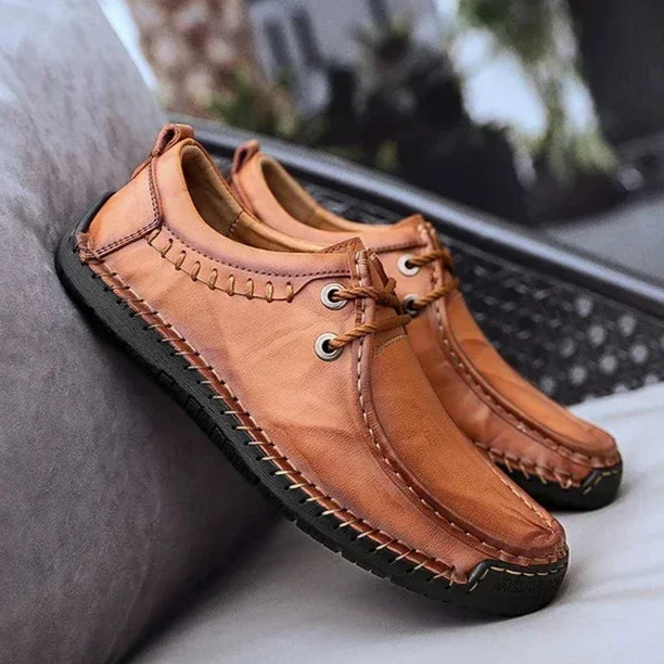Braze Genuine Leather Loafers