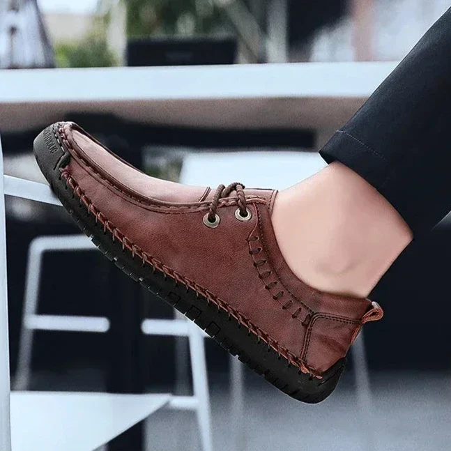 Braze Genuine Leather Loafers