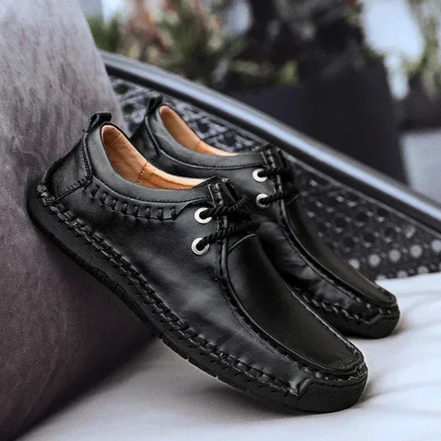 Braze Genuine Leather Loafers