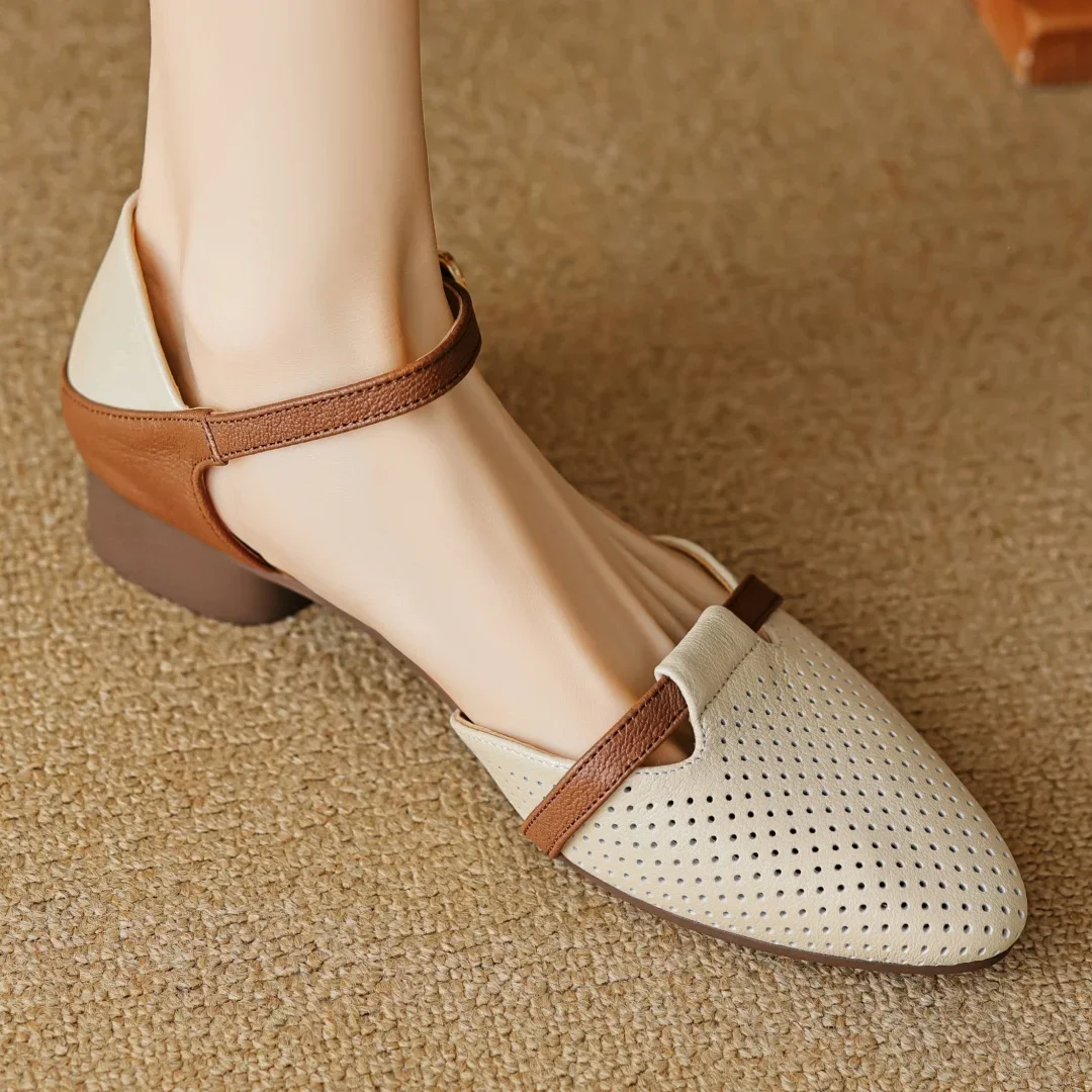 Celal Genuine Leather Heels