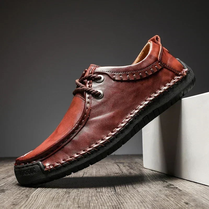 Braze Genuine Leather Loafers