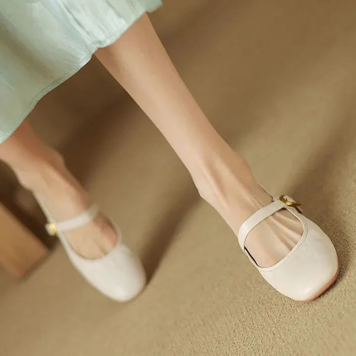 Bruna Genuine Leather Pumps