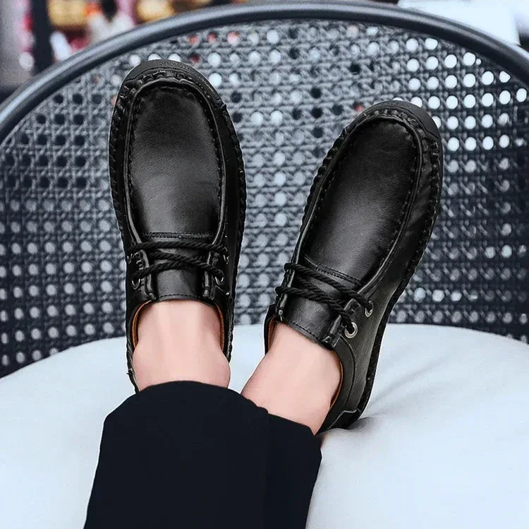 Braze Genuine Leather Loafers