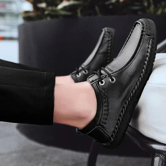 Braze Genuine Leather Loafers