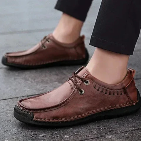 Braze Genuine Leather Loafers