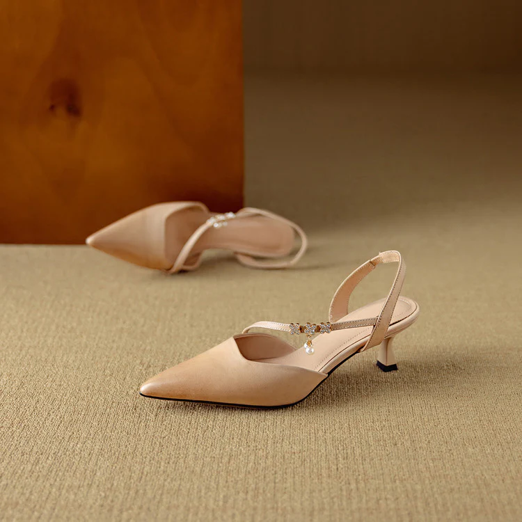 Dahlia Genuine Leather Heels