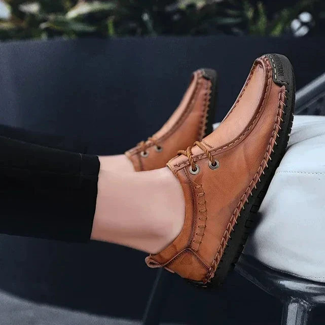 Braze Genuine Leather Loafers