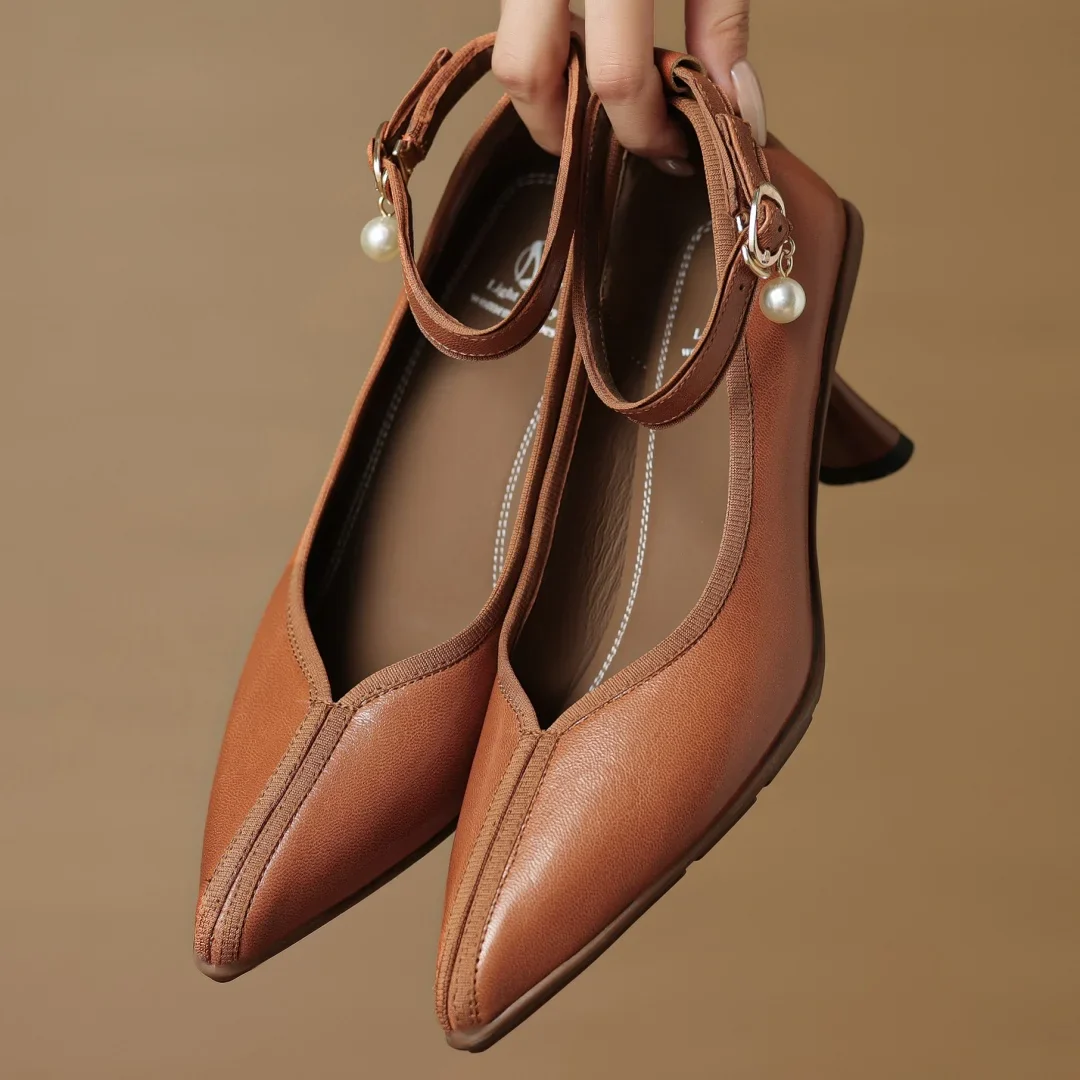 Bellara Genuine Leather Heels
