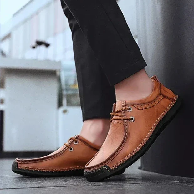 Braze Genuine Leather Loafers