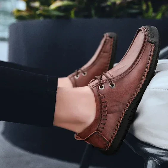 Braze Genuine Leather Loafers