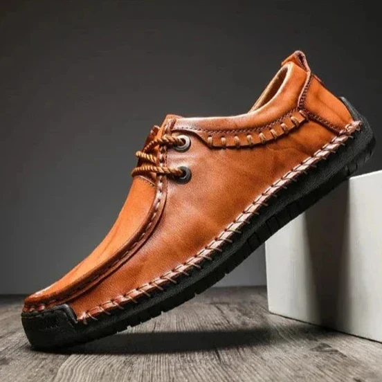 Braze Genuine Leather Loafers