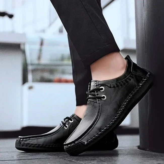 Braze Genuine Leather Loafers