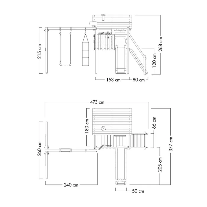 Tower playhouse Wickey Smart Journey